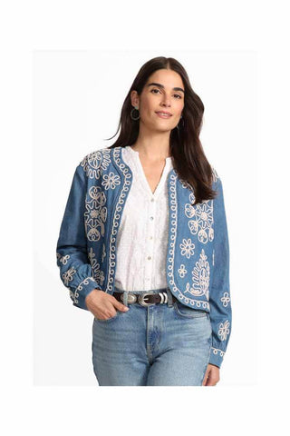 Johnny Was Soutache Bolero Jacket