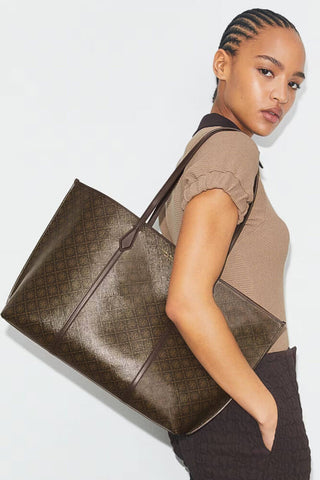 Tory Burch Perry Canvas Tote French Press
