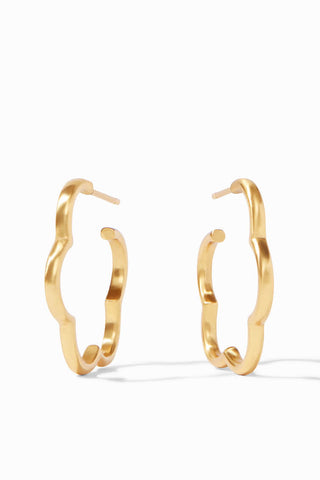 Gardenia Hoop-Gold-L