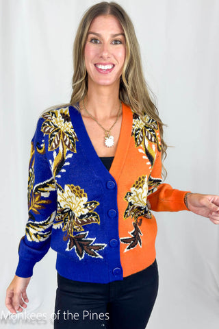 Farm Rio Mixed Arabesque Paradise Cardigan