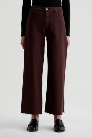 AG Saige Wide Leg Crop Coffee Bean