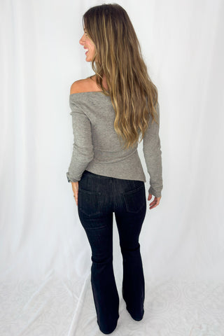 Rhinestone Black Denim