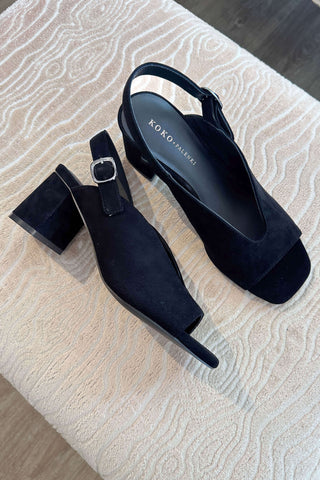 Koko + Polenki Polina Black Suede