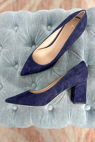 Zala Blue Suede