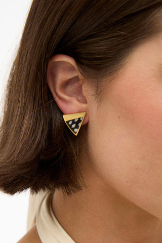 Mia Triangle Stud Earring