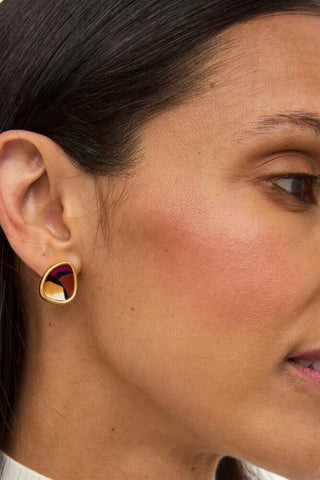 Violet Organic Stud