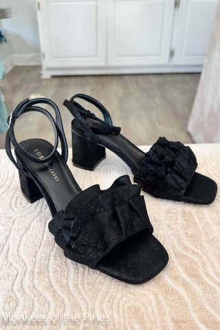 Koko + Palenki Serenity - Black Metallic Leather