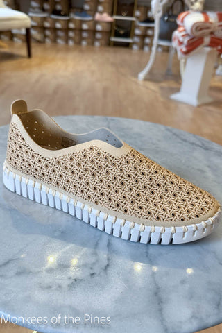 Ilse Jacobsen New Kit Woven Print White Sole