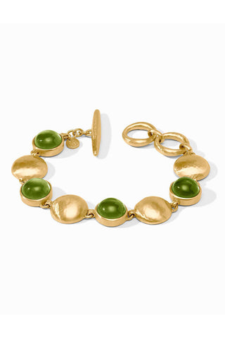 Solara Stone Bracelet-Iridescent Palmetto Green-OS