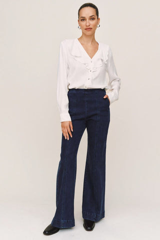 Bella Dahl Side Zip Vintage Jean Midnight Artic Wash