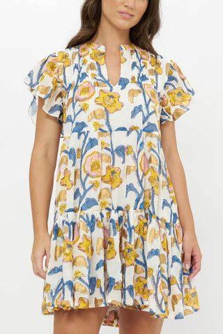 Oliphant Ivy Dress Poppy Marigold