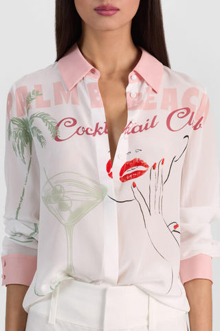 A+O Willa Plkt Top Cocktail Club