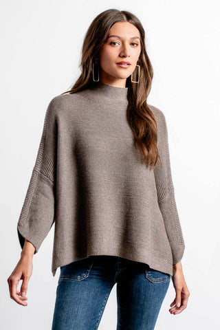 Boho Sweater Heather Brown