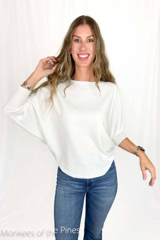 Ryu Thin Sweater White