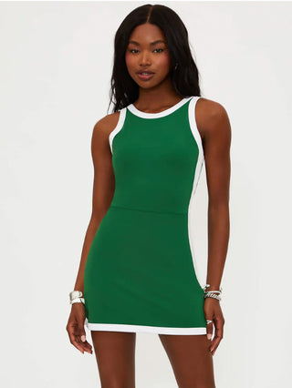Beach Riot Zephra Dress Court Green