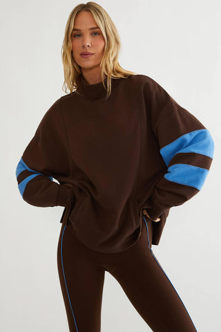 Beach Riot Jaylyn Sweatshirt Caribou Blue