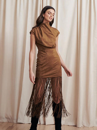 Astelle Faux Suede Midi
