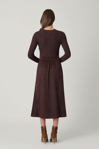 Shoshanna Cleo Dress Chocolate