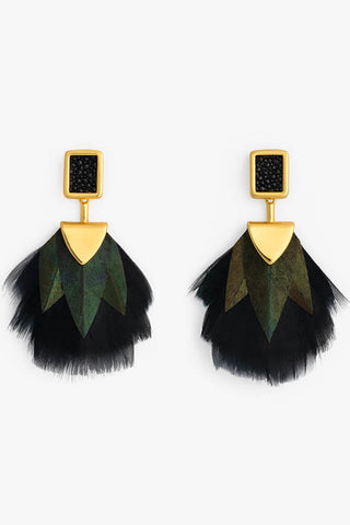 Brackish Elise Bezel Drop Earring