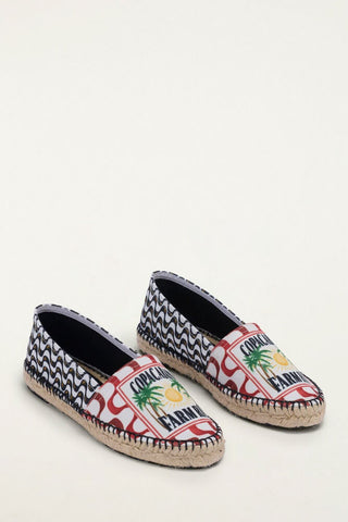 Farm Rio Copacabana Espadrille Loafer Red