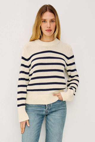 Rails Alise Sweater Ivory Navy Stripe