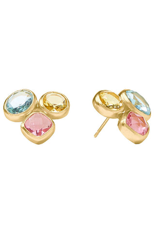 Kaleidoscope Statement Stud Multi Stone - OS