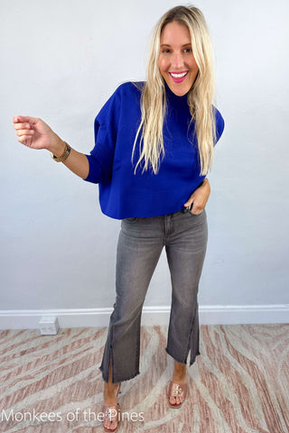 Aja Sweater Persian Blue