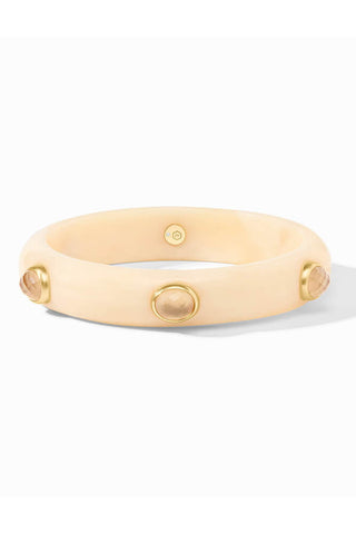 Carnaby Stone Bangle-Ivory-M