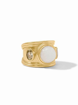 Portofino Stone Ring White Jade
