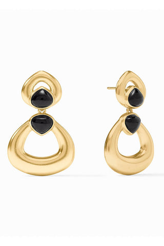Julie Vos Dolce Statement Earring Black