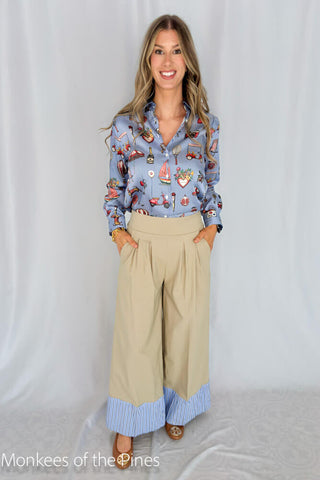 Vilagallo Trouser Beige