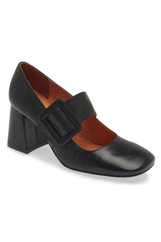 Chocolat Blu Halle Heel Black Suede