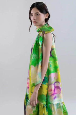 Psophia Bloomlight Dress Green