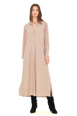 Xirena Boden Dress Toffee Stripe