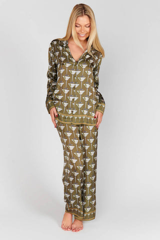Silky PJ Set Dirty Martini