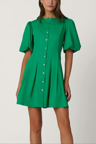 Shoshanna Angie Dress Spring Green