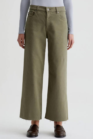 AG Saige Wide Leg Crop Rosemary