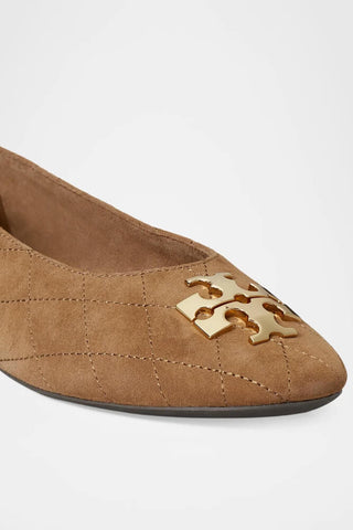 Tory Burch Charlie Quilted Ballet Peanut