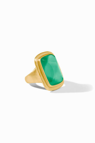 Sahara Stone Ring Iridescent Emerald Green-7