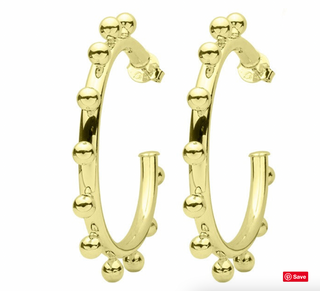 Small Merry Go Round Hoops Gold