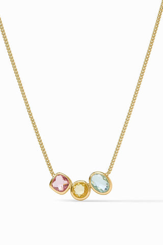 Kaleidoscope Delicate Necklace Multi Stone