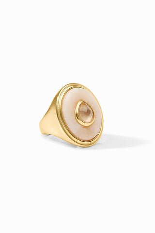 Carnaby Statement Ring-Ivory-8