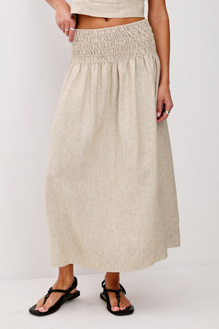 Rails Alessa Skirt Heathered Flax