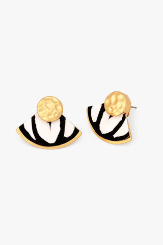 Brackish Greybull Stud Earring