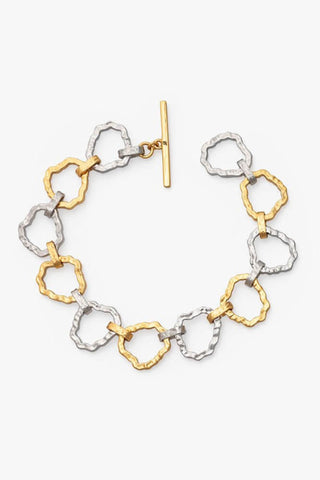 Rad Bor Bracelet Brass Two Toned