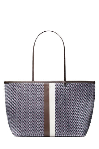Tory Burch Racer Tote Blue Print