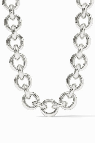 Cannes Link Necklace Silver