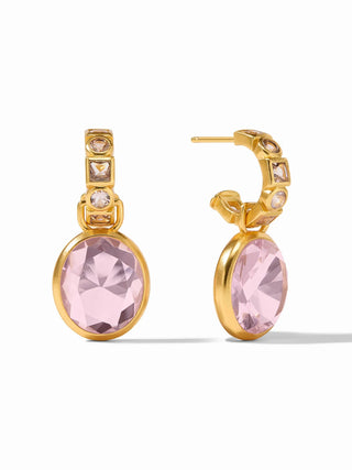 Julie Hoop & Charm Earring Rose