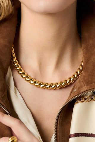 Ravello Collar Necklace Gold