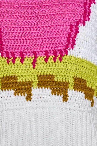 Hunter Bell Sully Pullover White Multi